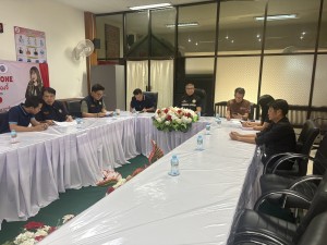 ประชุมหาแนวทางการถ่ายโอนภารกิจอาคารบังคับน้ำประตูระบายน้ำเหมืองจี้ ร่วมกับเทศบาลเหมืองจี้